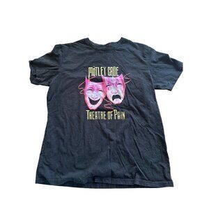 Vintage Motley Crue Theatre Of Pain Black Graphic T-Shirt L